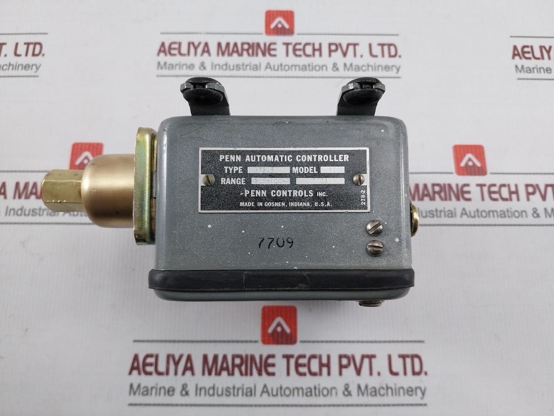 Penn P72Ae-11 Automatic Pressure Controller 20"-100 Psig 120-600 Vac 57.5 Va