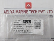 Pepperl+Fuchs K-hm14-1M-804401 Connection Cable W/ Connector 105C 300V Vw-1