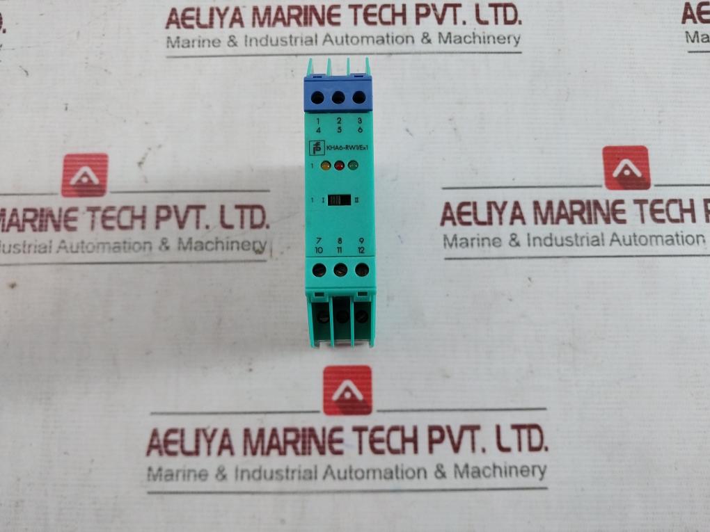 Pepperl+Fuchs Kha6-rw1/Ex1 Switch Amplifier 19005S 250Vac 30Vdc 2A 20Ma 63.5Mw Used
