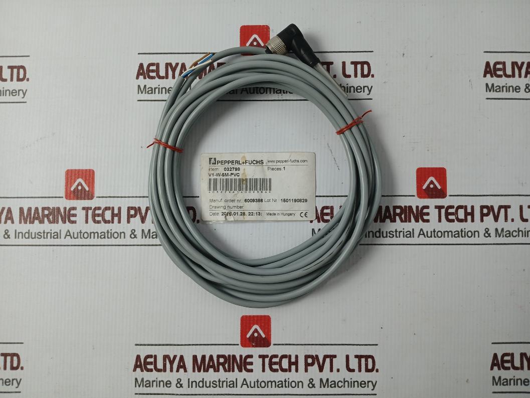 Pepperl+Fuchs V1-w-5M-pvc Connector Cable 032798