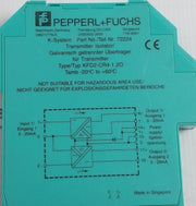 Pepperl+Fuchs Kfd2-cr4-1.2O Transmitter Power Supply Dc 20-35V/125-72Ma.