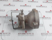 Permissible Pneumatic Electric Airturbo Lamp 12v 55w Wolf 0445/U/M - Used