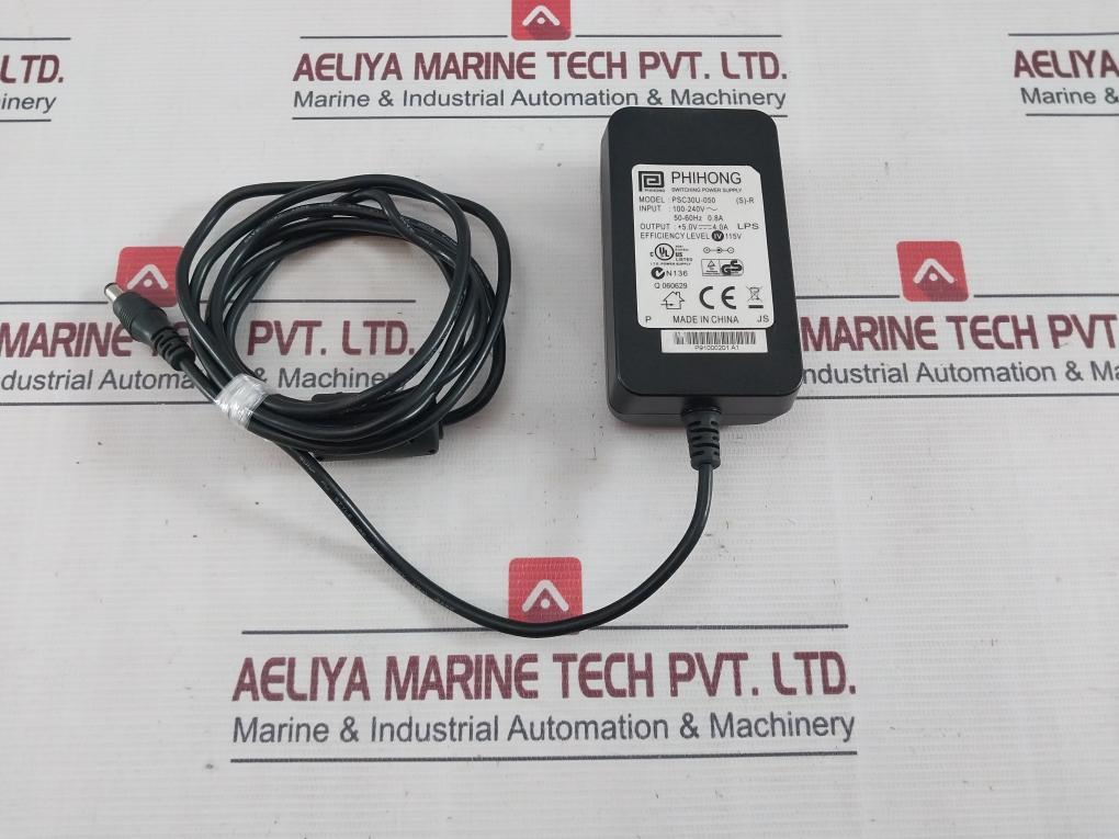 Phihong Psc30U-050 Switching Power Supply Ac Adapter E127643 100-240V 50-60Hz