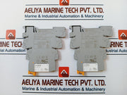 Lot of 5X Phoenix Contact 2961121 Relay with Socket PLC-BPT-24DC/1/SEN