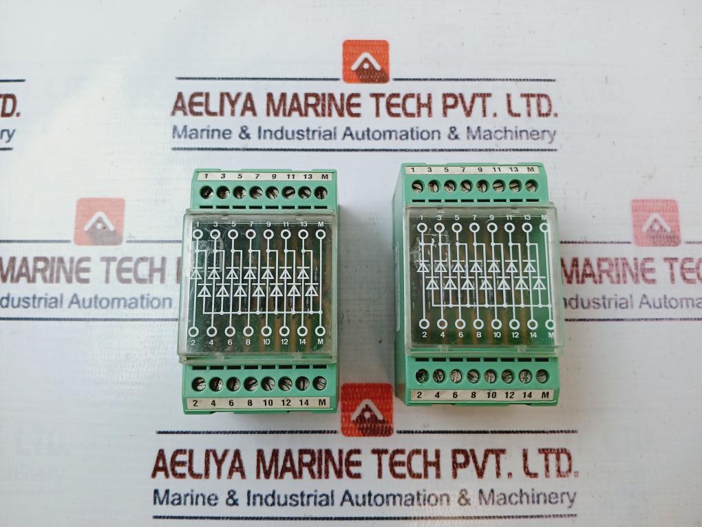 Phoenix Contact Emg 45-dio14M/Lp Diode Block Used