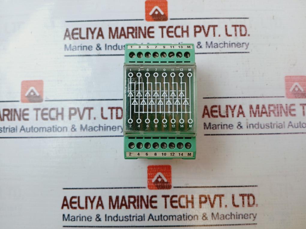 Phoenix Contact Emg 45-dio14M/Lp Diode Block Used