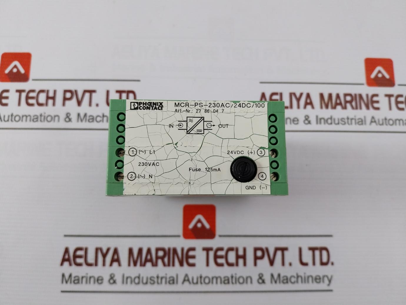 Phoenix Contact Mcr-Ps-230ac/24dc/100 Signal Conditioner Power Supply Unit 50mv