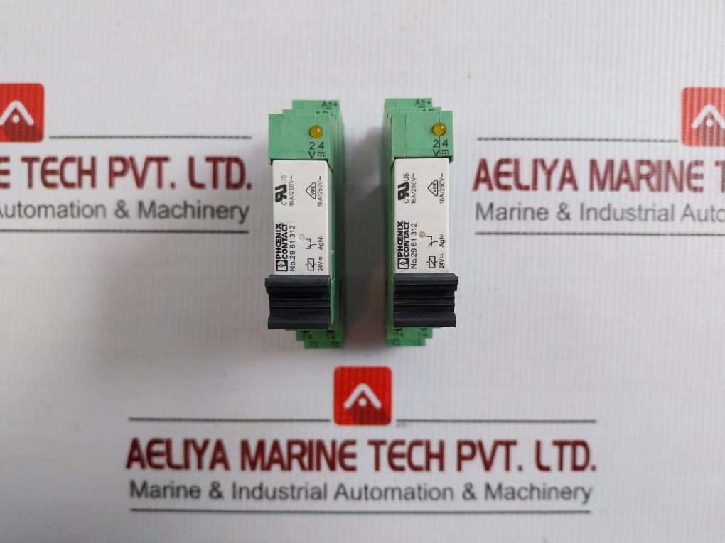 Relay Socket Terminal Block 24v Dc Phoenix Contact Plc-Bsc-24dc/21hc