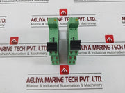 Lot of 2X PHOENIX CONTACT PLC-BSC-24DC/1IC/ACT Relay Base Module 2967837 24V