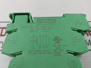 Phoenix Contact Plc-bsc-24Dc/21-21 Relay Base 10A/250V 250Vac/2X6A Used