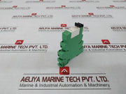 Lot of 2X Phoenix Contact PLC-BSC-24DC/21-21 Relay Base 2967015 24VDC