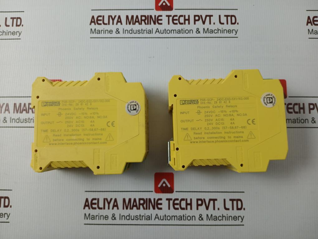 Phoenix Contact Psr-scp-24Dc/Esd/5X1/1X2/300 Safety Relay Et 04218