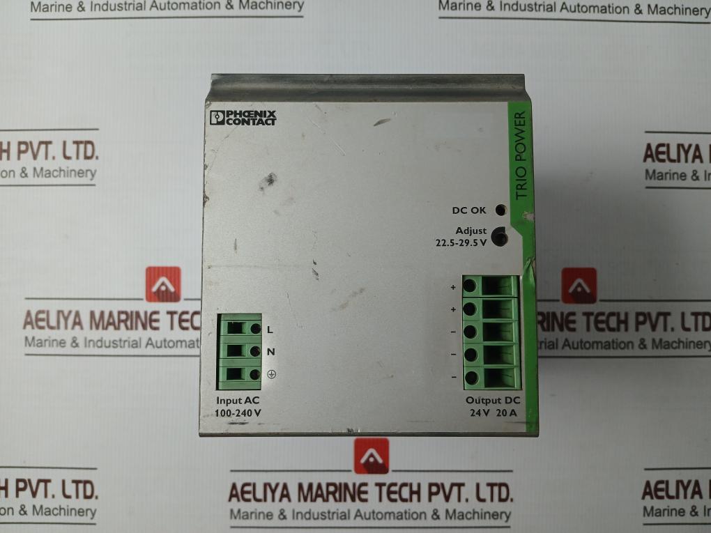 Phoenix Contact Trio-ps/1Ac/24Dc/20 Trio Power Din Rail Mounting Power Supply