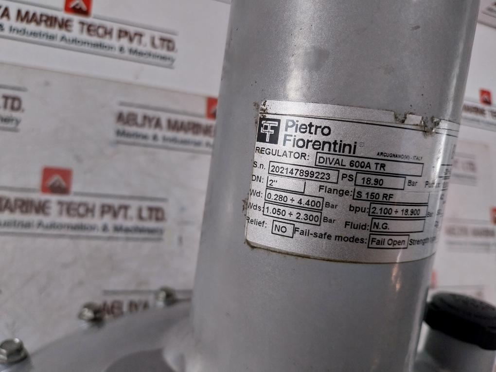 Pietro Fiorentini Dival 600A Tr Gas Pressure Regulator -20÷60?C