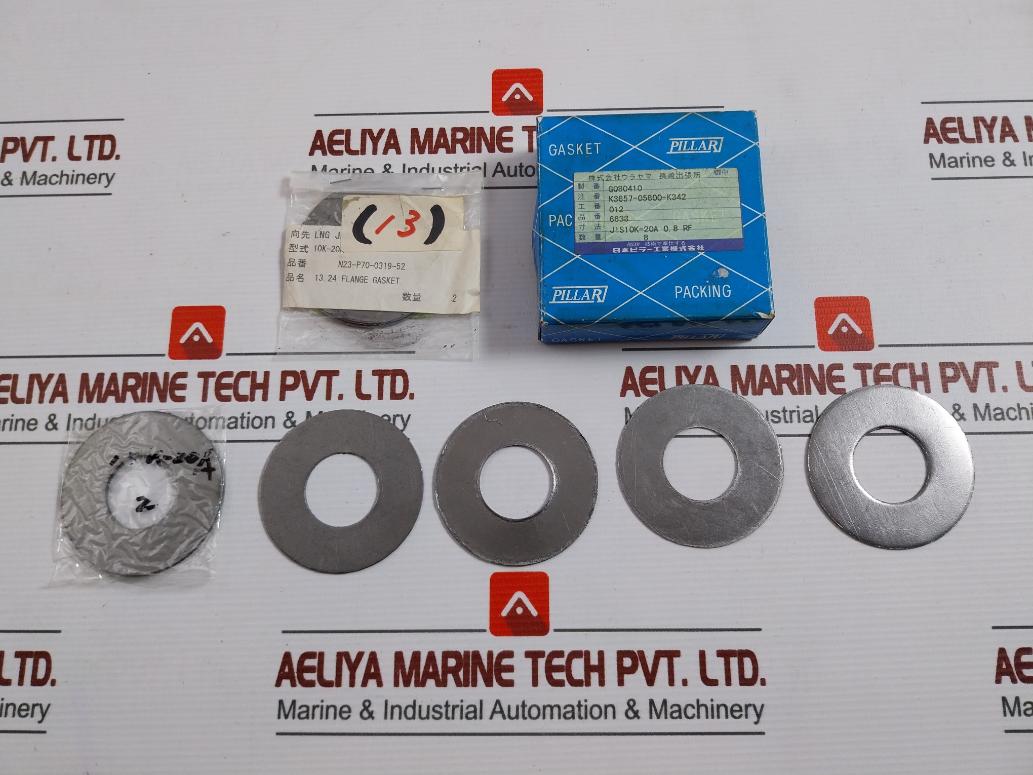 Pillar 10K-20A 13.24 Flange Gasket (1 Box=8 Pcs)