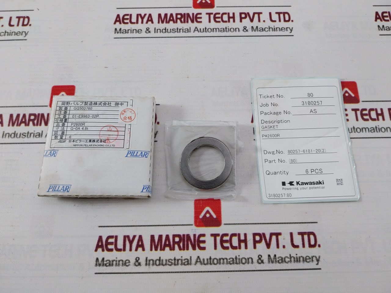 Lot Of 2X Pillar P2600R High Pressure Valve Seat Size G-0A 4.8T
