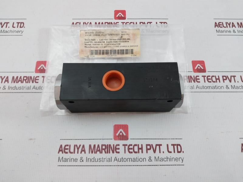 Pilot Operated Check Valve 3000psi Brand Kepner 2712p6