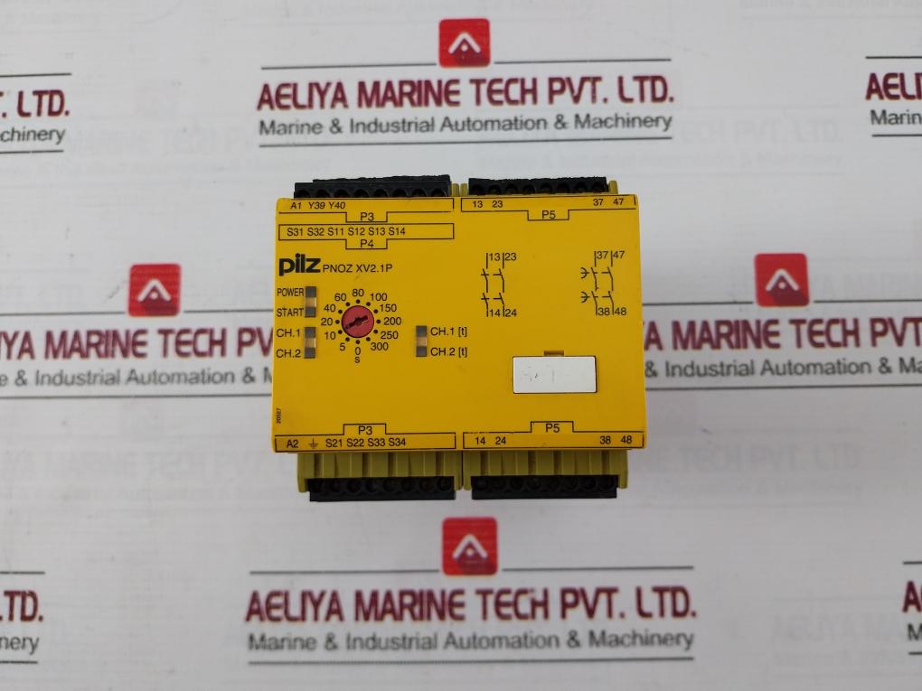 Pilz 777548 Safety Relay 24-240 Vac/Dc 0-300S Pnoz Xv2.1P