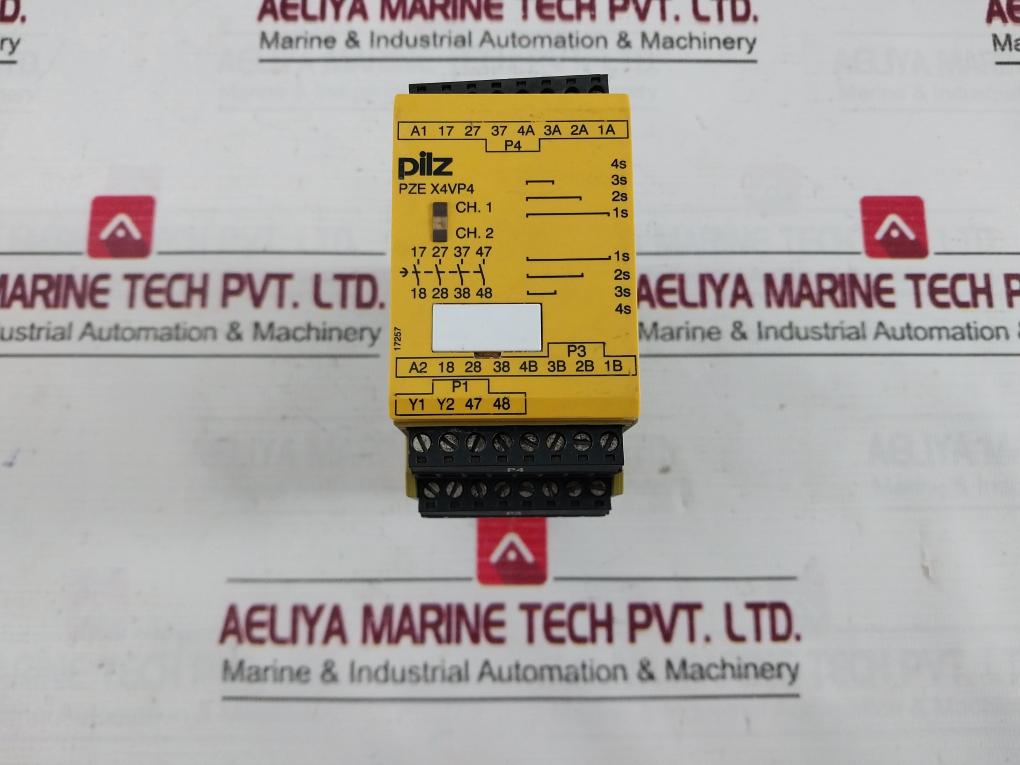 Pilz 777586 Safety Relay Module Pze X4Vp4 24Vdc 4N/O – Aeliya Marine