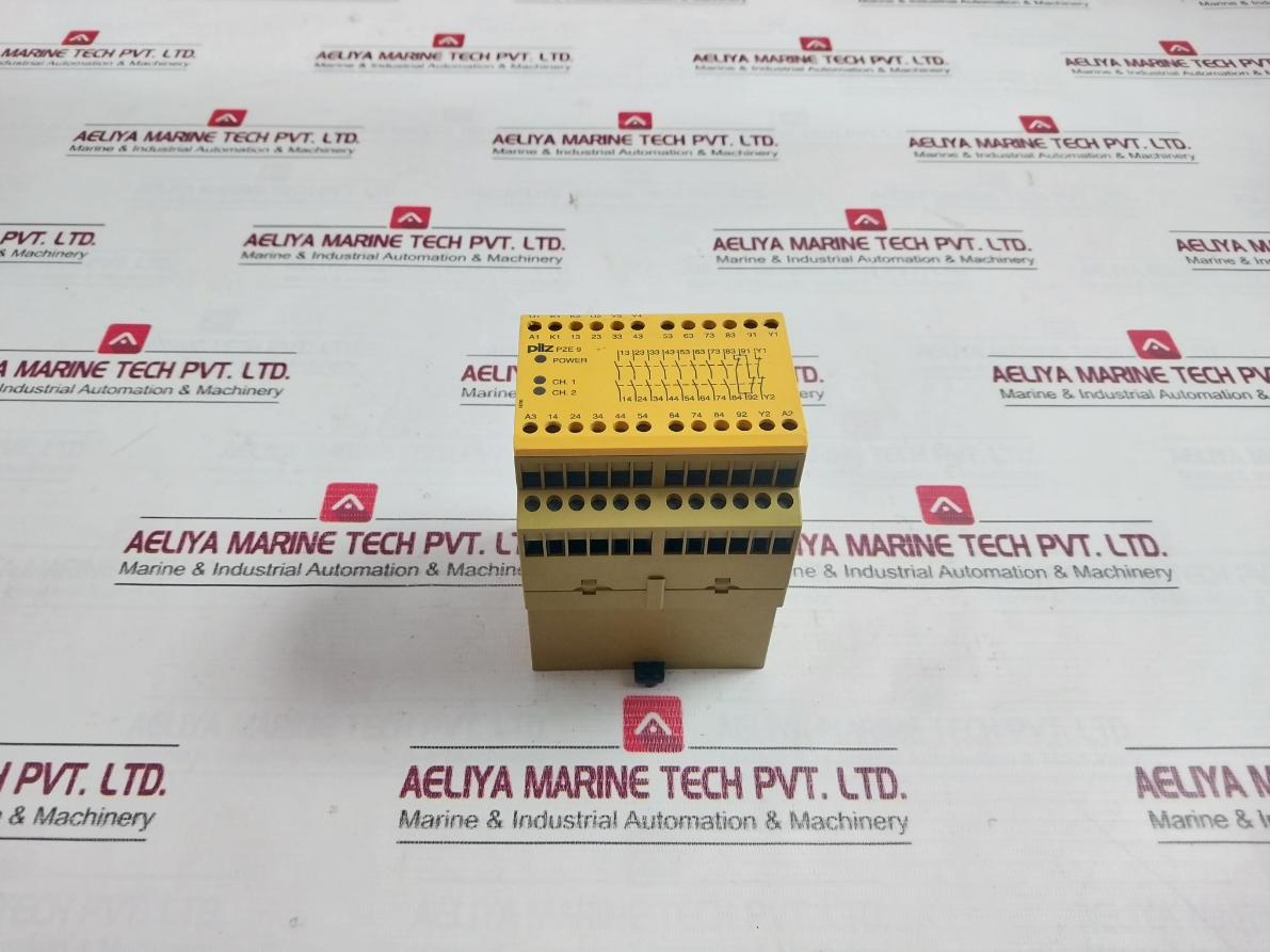 Pilz Pze 9 24Vdc 8N/O 1N/C Safety Relay A010321