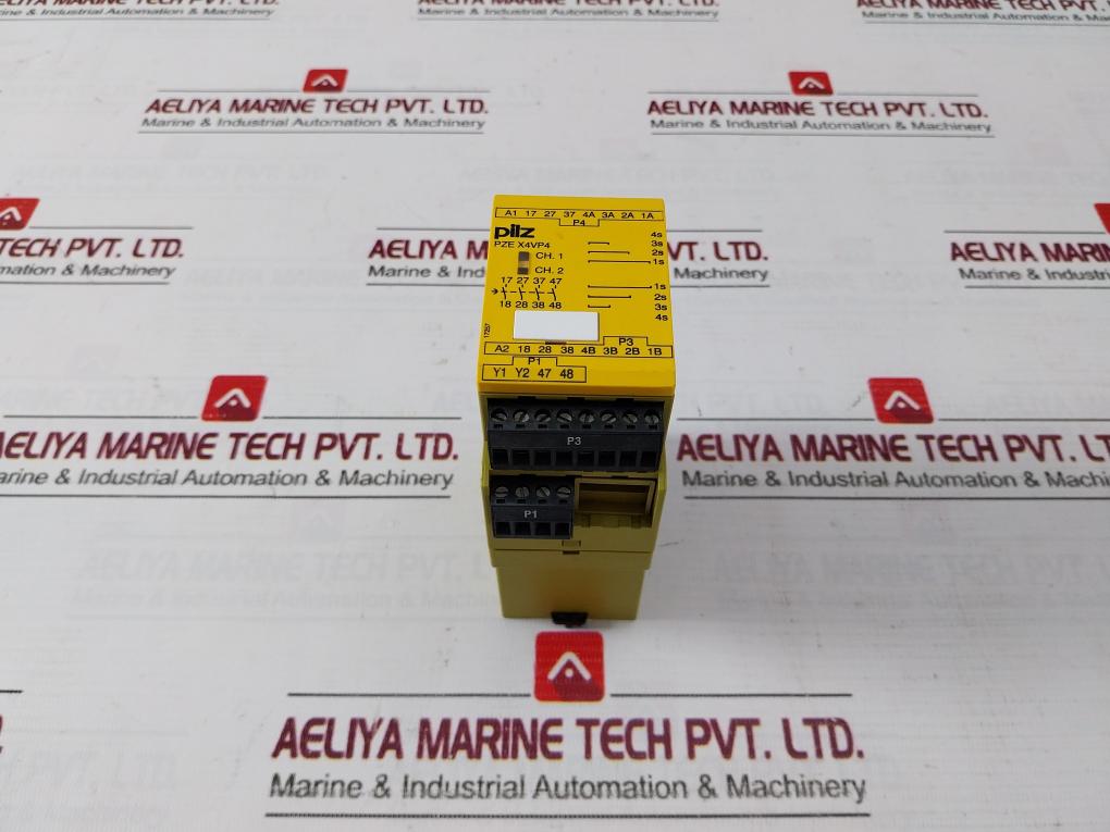 Pilz Pze X4Vp4 24Vdc 4N/O Safety Relay 24Vdc 2W 17257 24V 4A