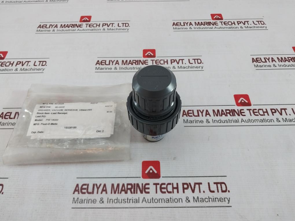 Plast-o-matic Valve Vbm050V-pv Vacuum Breaker Vbm050V-pv/Vbm-050 Ckm050