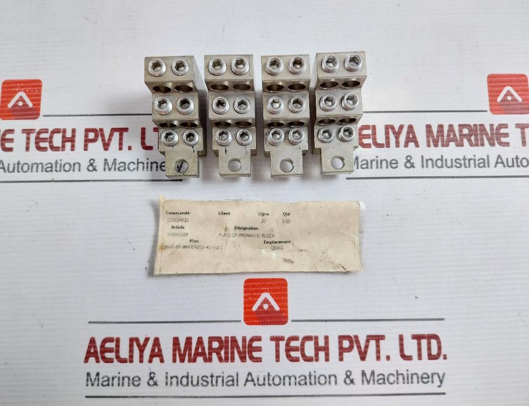 Plate Of Hydraulic Block 000061328