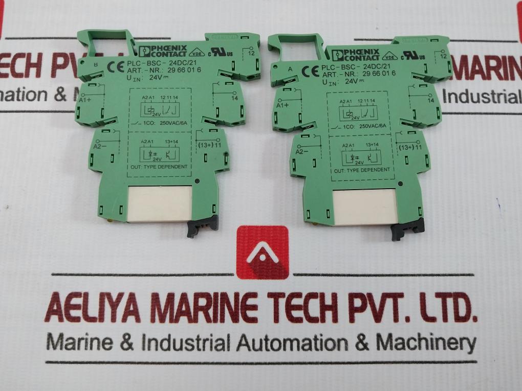 Plc-Bsc-24dc/21 Relay Socket Phoenix Contact 24 Vdc T24