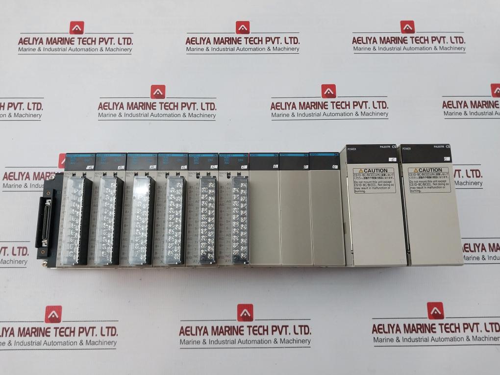 Plc System 8 Points Cs1w-Ad081-V1 By Omron Cs1w-Sp001, Cs1d-Pa207r