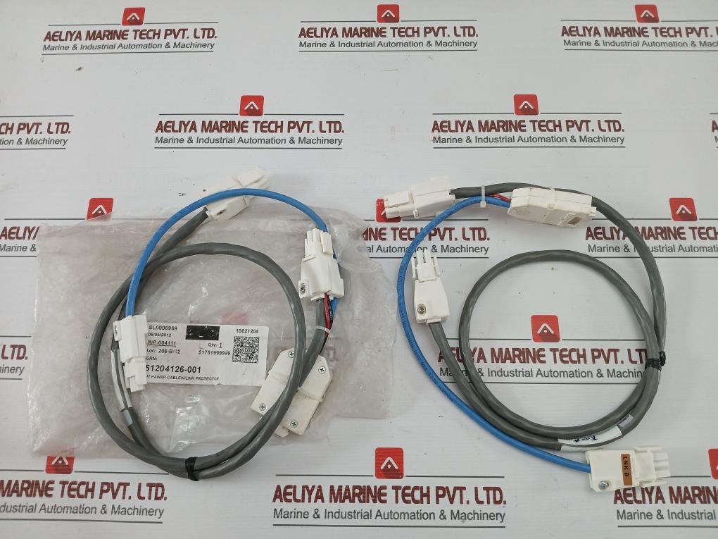 Pm Power Cable W/ Link Protector Set 51204126-001 Rev B By Honeywell