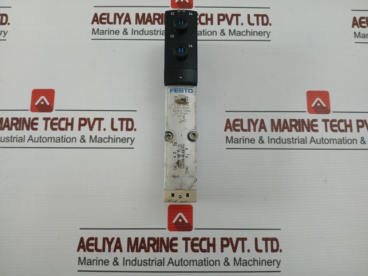 Pneumatic Solenoid Valve Vsva-B-B52-Zd-A1-1t1l Festo 24vdc Ip65