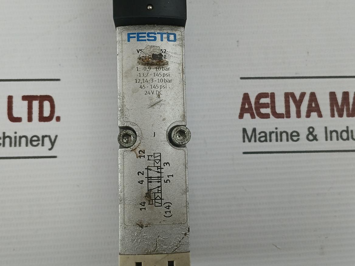 Pneumatic Solenoid Valve Vsva-B-B52-Zd-A1-1t1l Festo 24vdc Ip65