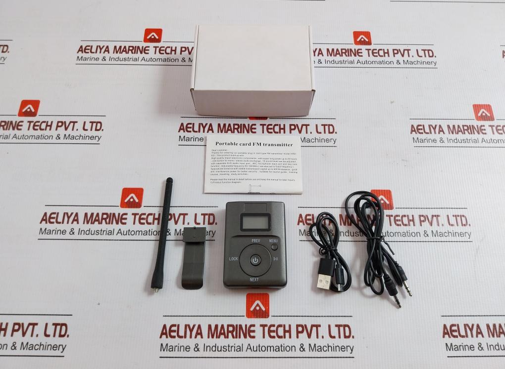 Portable Card Fm Transmitter Receiver 60-108mhz In New Hrd-831