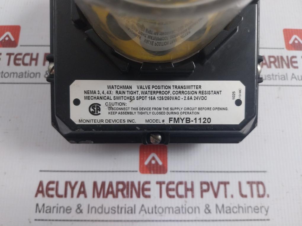 Position Transmitter Moniteur Devices Valve Fmyb-1120
