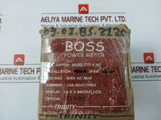 Power Meter 500 Vac 3p4w Class 1.0 Trinity Boss In Used