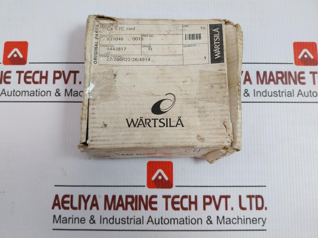 Ppl 81824 C4 Ntc Card Engine Monitoring Pcb Brand Wartsila