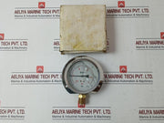 Pr11003 Compound Air Oil Gas Pressure Gauge Glycerine Oil Filled -14.5 To 72 Psi