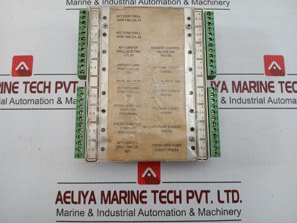 Praxis Automation Din-I/O Board 98.6.034.702 In Used