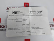 Premier Acoustic Att100P Priority Attenuator Volume Control, 4060898Rsc