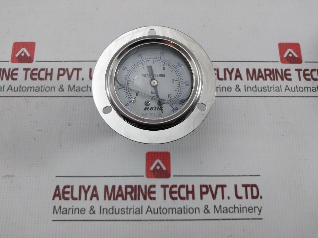 Pressure Gauge 0-150 Psi  Acutek 0-10 Bar