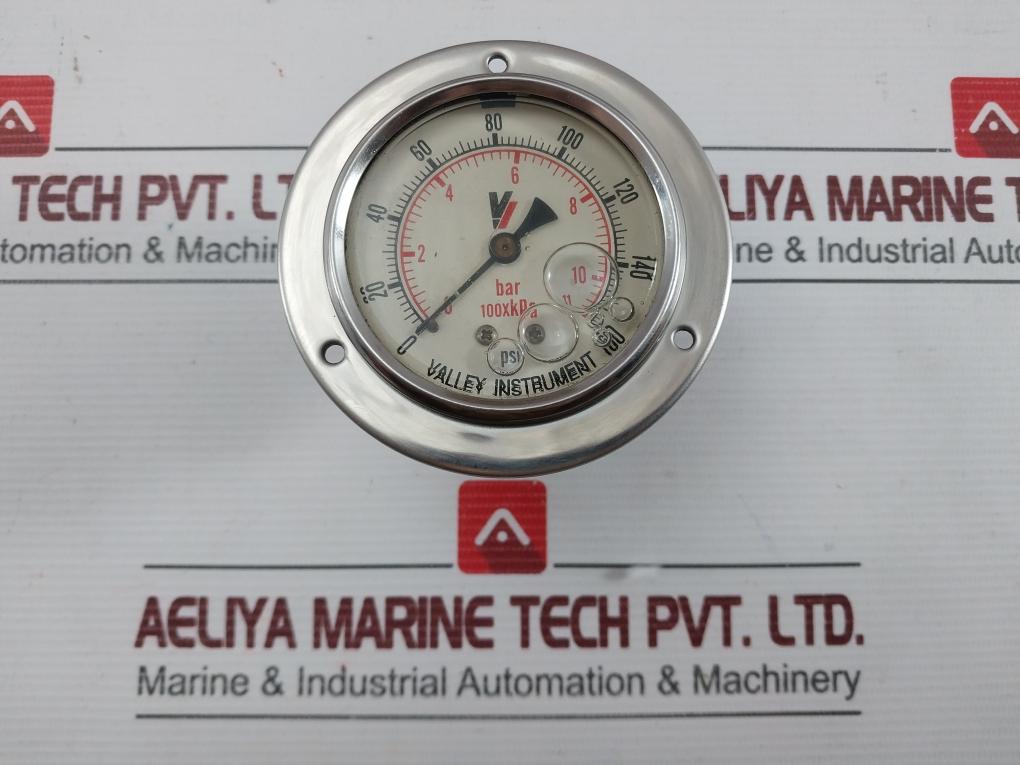Pressure Gauge 0-160 Psi By Valley
