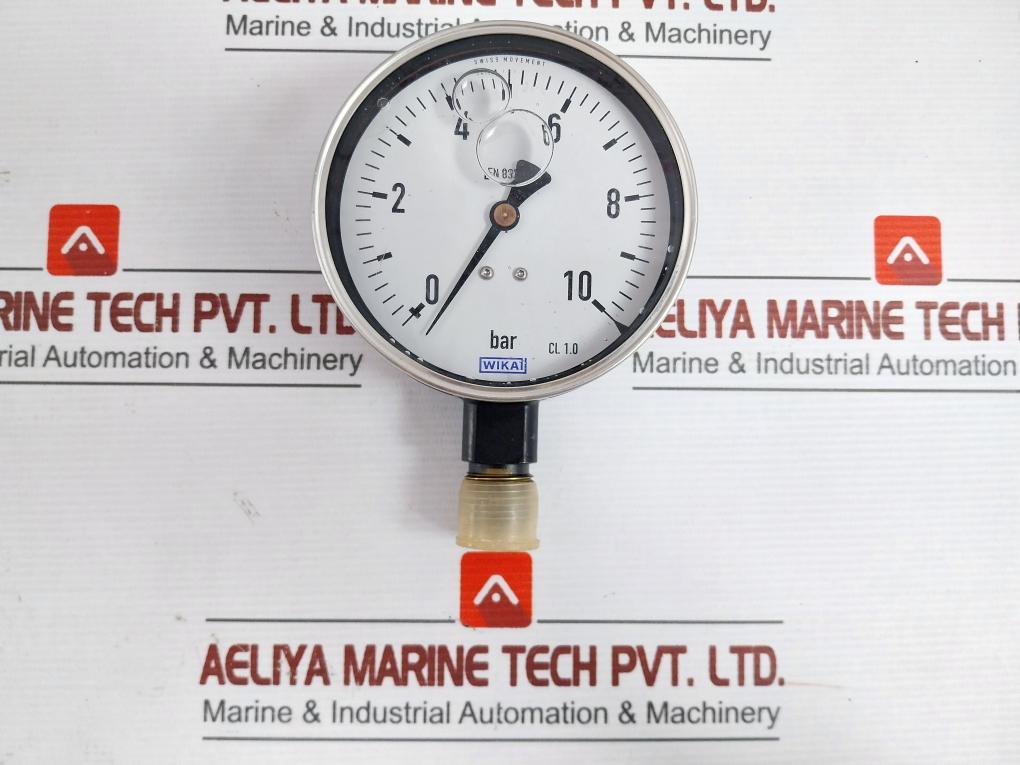 Pressure Gauge 0 To 10 Bar By Wika En 837-1