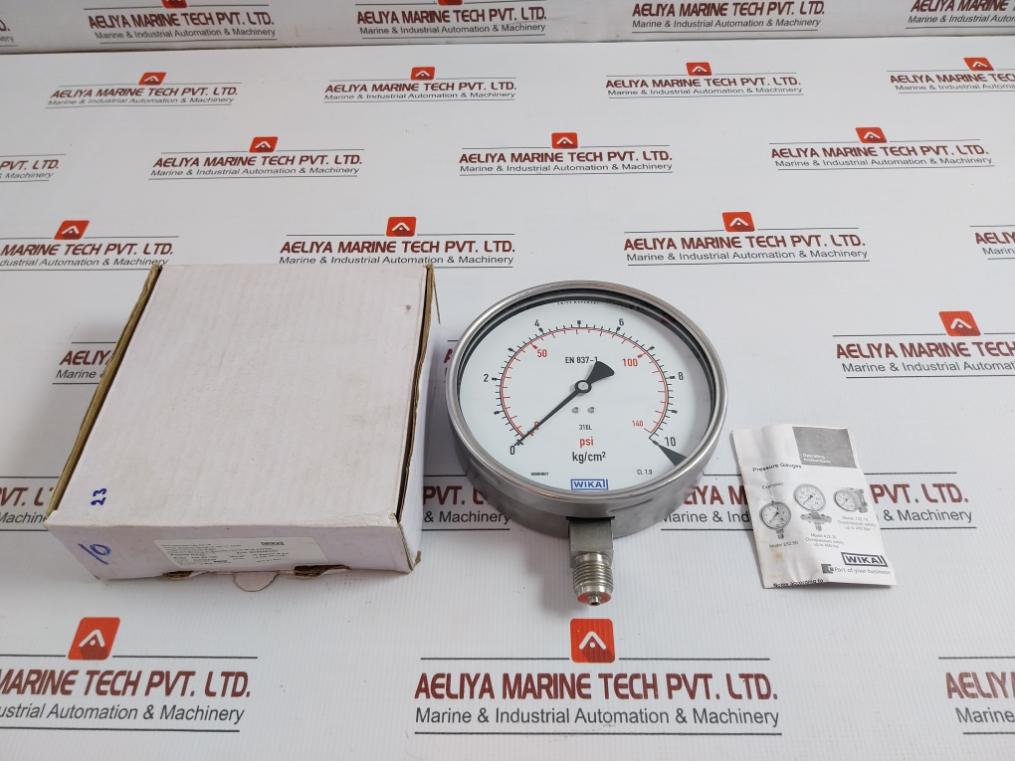 Pressure Gauge 0 To 140psi-10 Kg/Cm2 By Wika 230.20.160