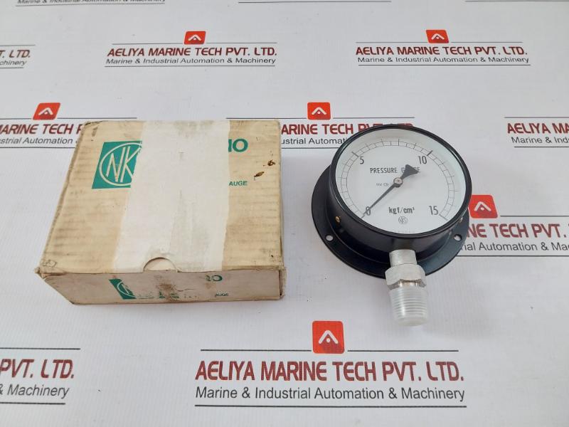 Pressure Gauge Ae10-243, 0 To 15 Kgf/Cm2 By Nagano Keiki