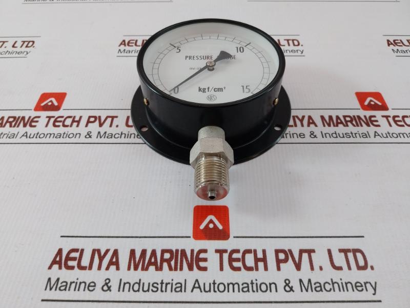 Pressure Gauge Ae10-243, 0 To 15 Kgf/Cm2 By Nagano Keiki