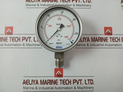 Pressure Gauge Bourdon Tube 280 Kg/Cm2 & Psi By Wika 232.50.100