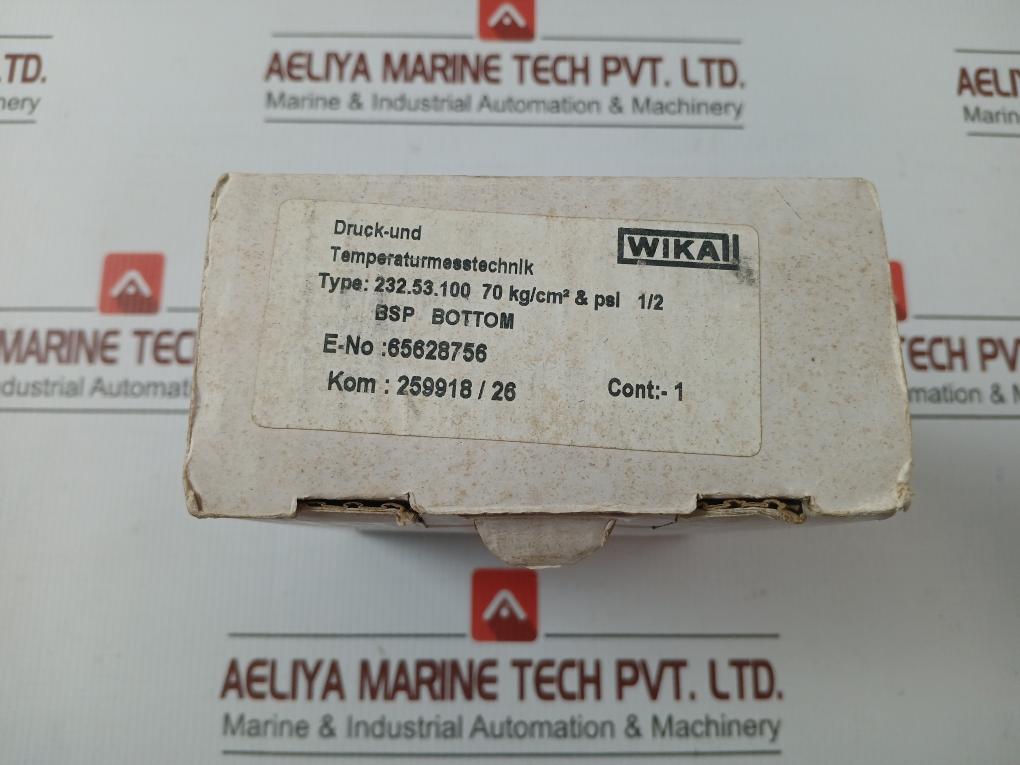 Pressure Gauge Brand Wika 232.53.100