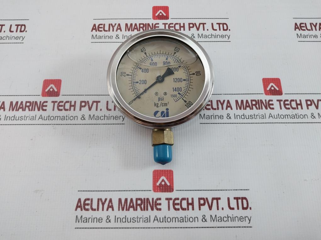 Pressure Gauge By Cai 0-100kg/Cm2 0-1500psi