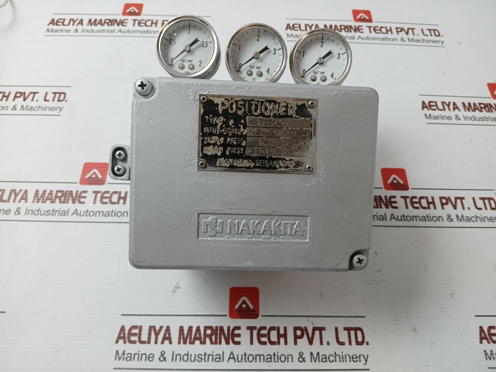 Pressure Positioner By Nakakita Seisakusho 0.2-1.0 Kgf/Cm2 Ns737s-D