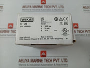 Pressure Sensor Transmitter Power Supply 8…35V…Max 25Ma, S-20 BY Wika 0.25% Bfsl